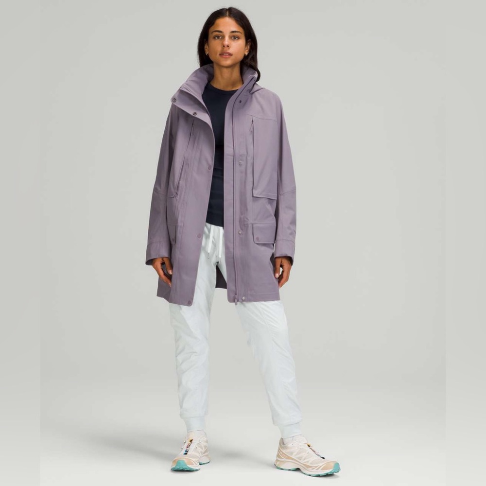 Lululemon StretchSeal Relaxed Long Rain Jacket